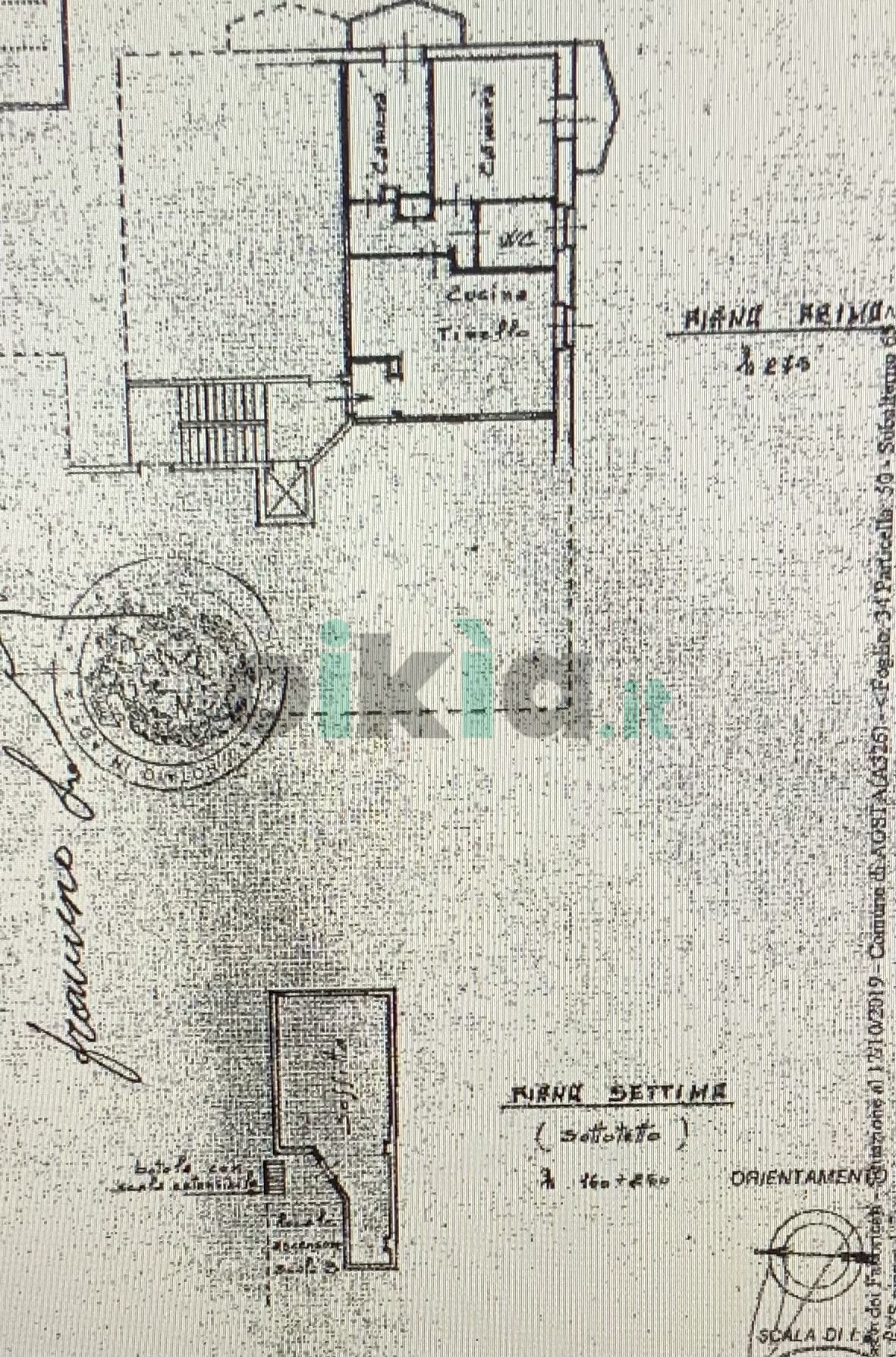 Trilocale Via Lys 37, Aosta - planimetria 1