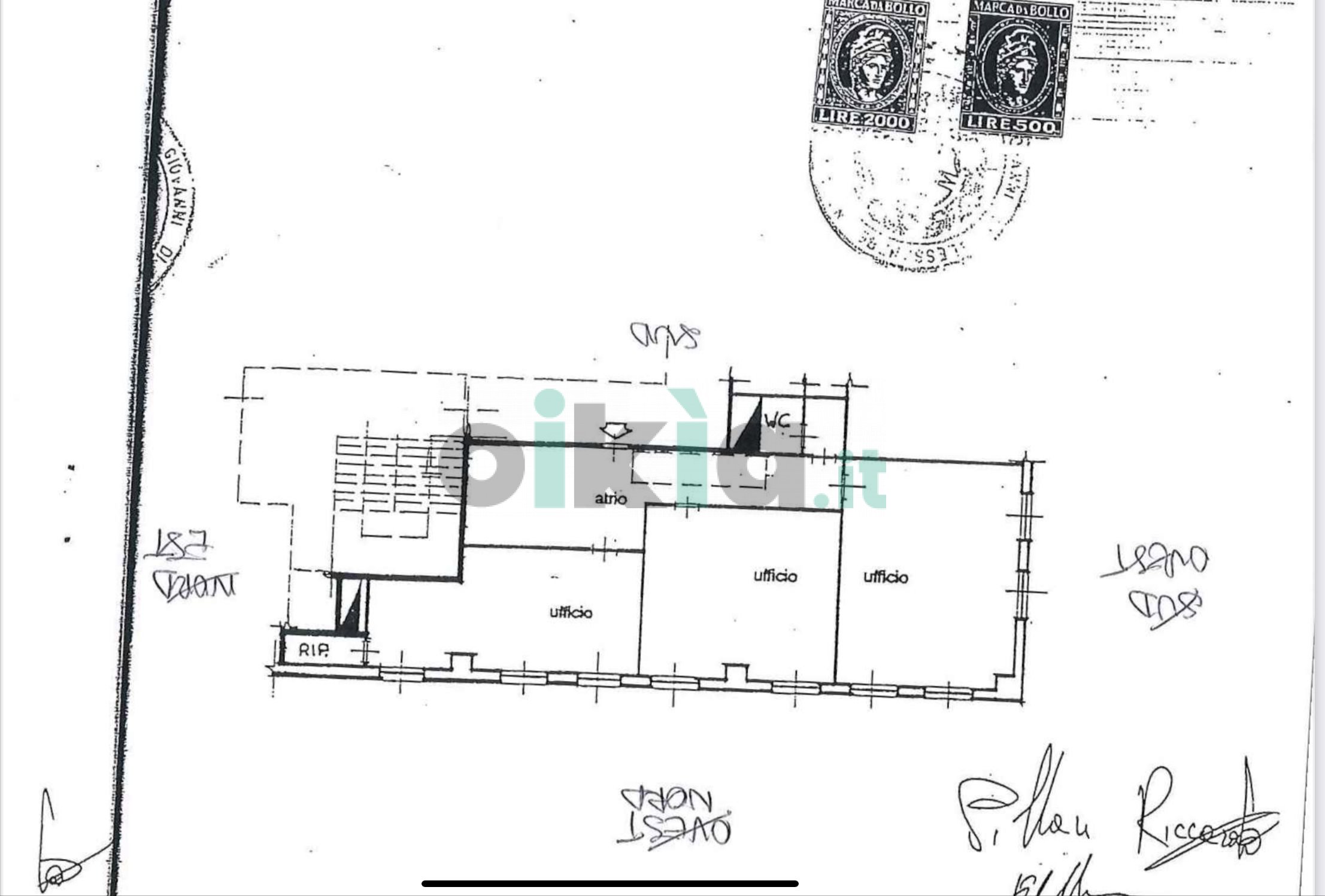 Ufficio Localitá teppe , Quart - planimetria 1
