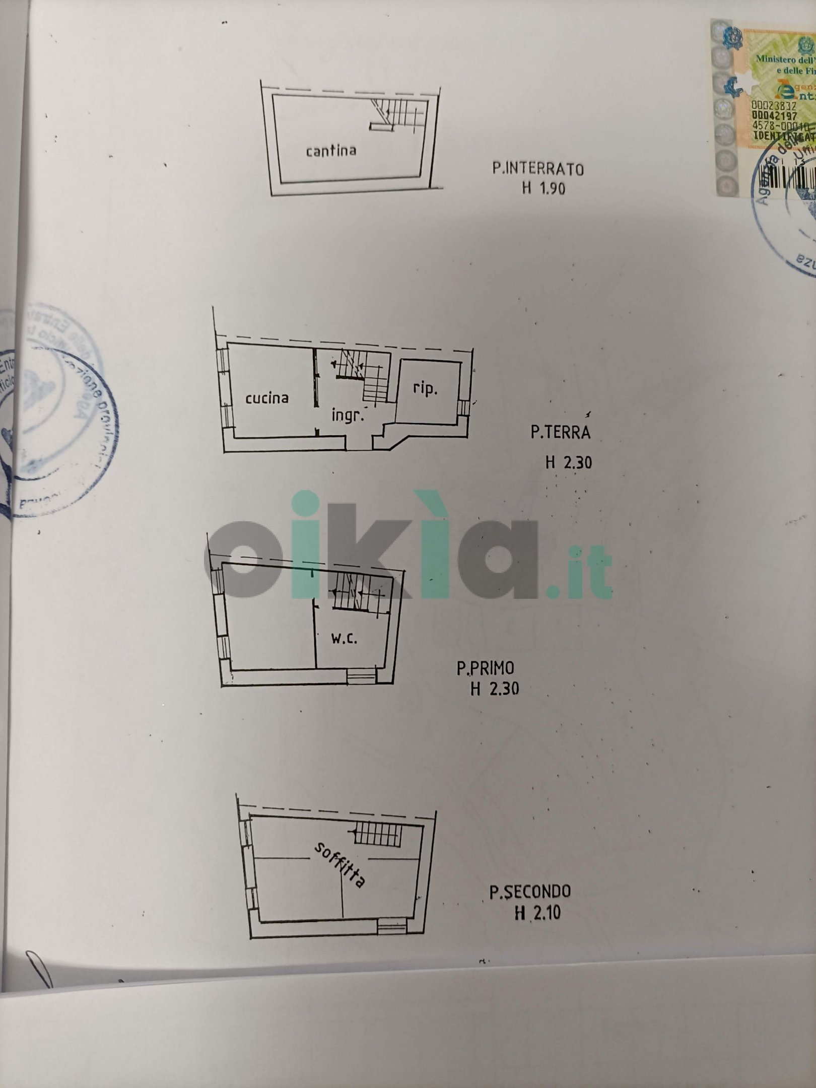 Independent house Contrada Berti 9 , Itala - floor plans 1