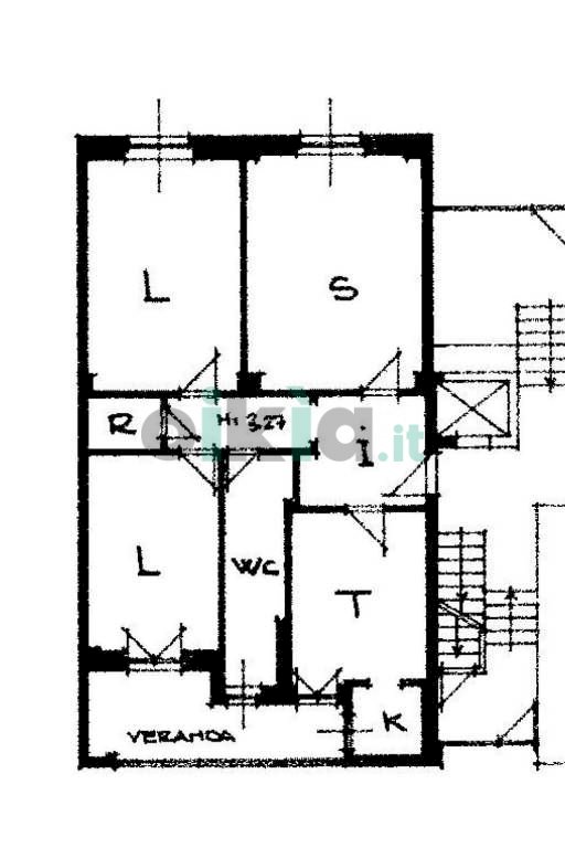 Quadrilocale Via trentatreesimo reggimento fanteria 3 , Cuneo (zona Centro) - planimetria 1