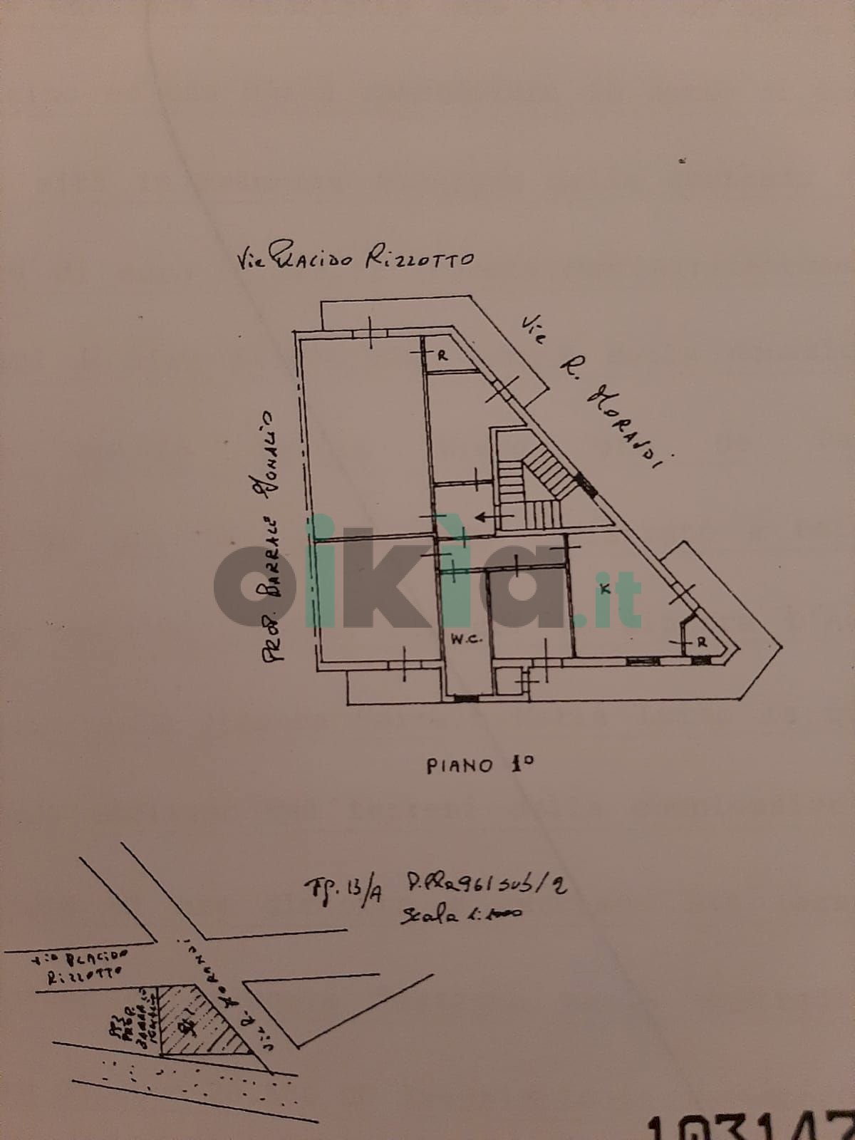 Appartamento Via Rodolfo Morandi, 56, Belmonte Mezzagno - planimetria 1