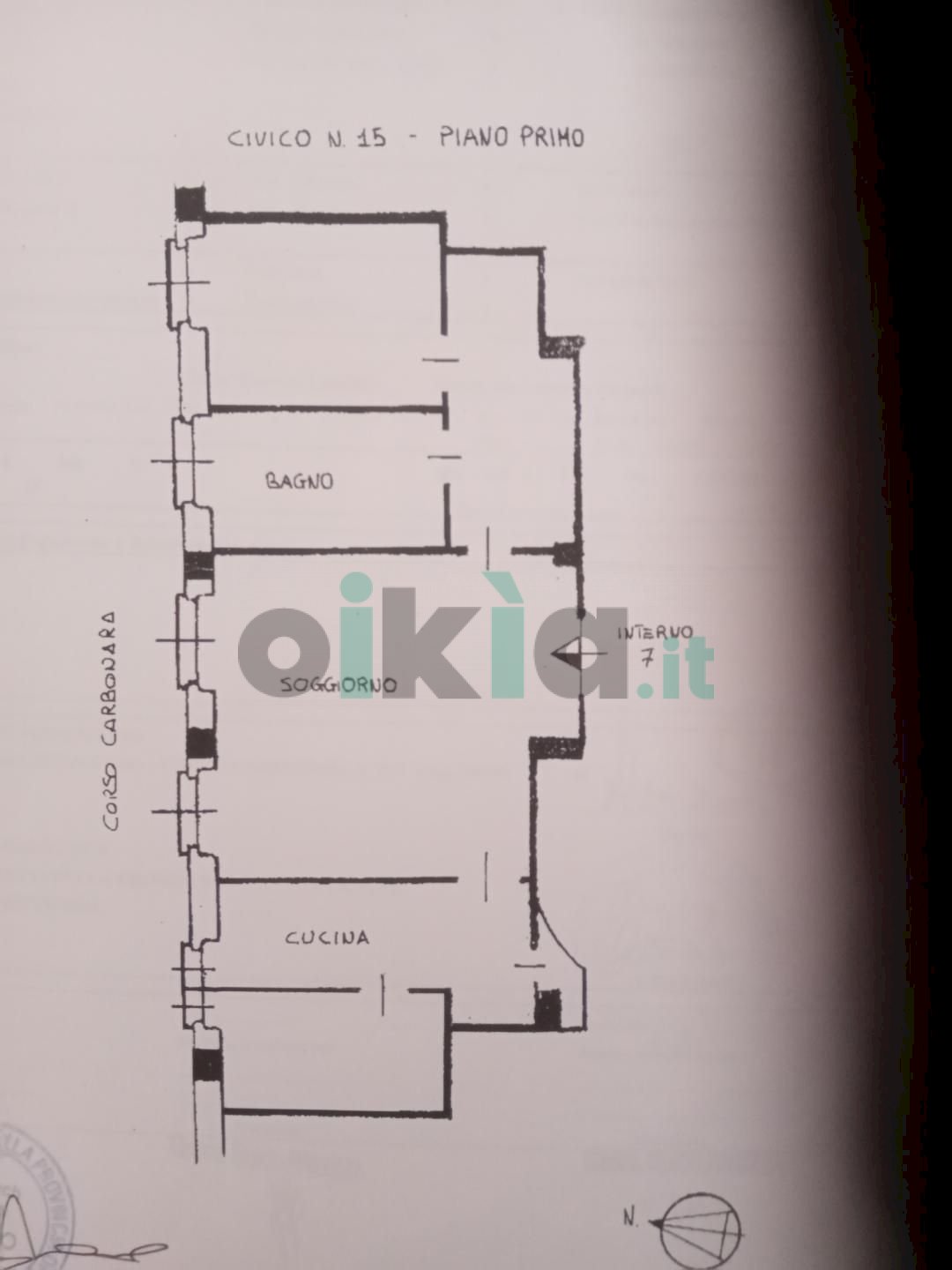 Three-room apartment Corso Carbonara, 15, 16124 Genova GE, Italia, Genova (neighborhood Castelletto) - floor plans 1